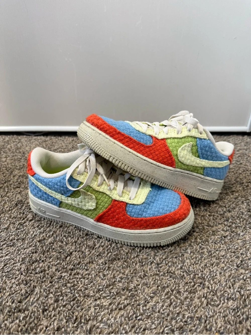 Nike Force 1 Low LV8 Next Nature PS 'Hemp - Multi'